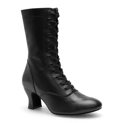 Ruby Can Can Tanzstiefel aus Leder mit Chromledersohle und Gummiabsatz 2318