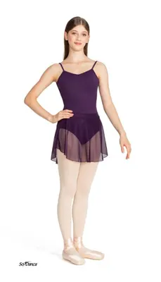 Só Dança Transparentes Damen-Röckchen (Mesh Spandex) SL216
